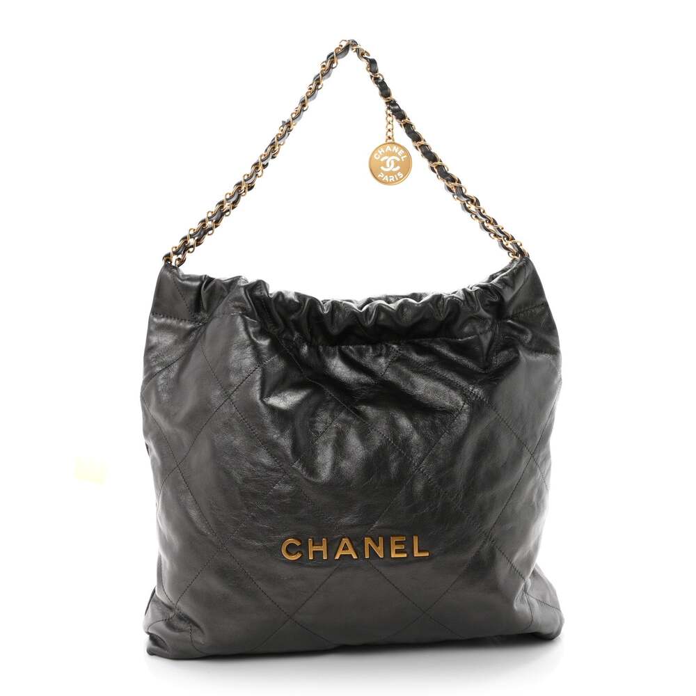 Metallic Calfskin Quilted Chanel 22 #329616C50B
